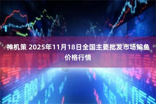神机策 2025年11月18日全国主要批发市场鳊鱼价格行情